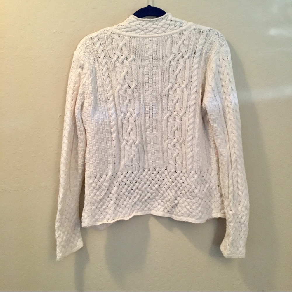 Talbots White Cardigan - Picture 2 of 3